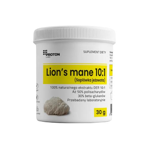 Miniaturka artykułu - Proton Labs Lion's Mane Sopl&oacute;wka jeżowata 10:1, 30 g