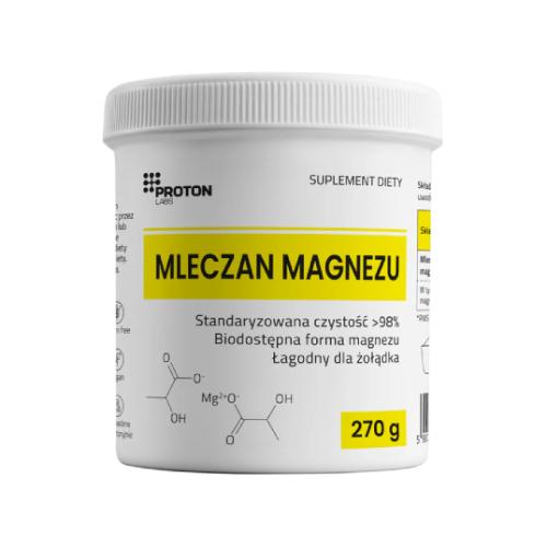 Miniaturka artykułu - Proton Labs Mleczan magnezu, 270 g