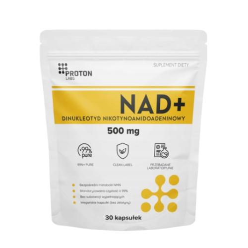 Miniaturka artykułu - Proton Labs NAD+ 500 mg, 30 kaps.