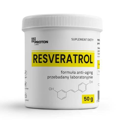 Miniaturka artykułu - Proton Labs Resveratrol, trans-resweratrol 99%, 50 g