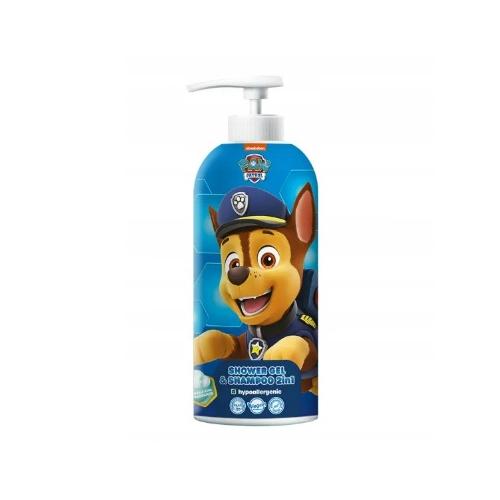Miniaturka artykułu - Psi Patrol żel pod prysznic i szampon 2w1 Guma Balonowa, 1000ml