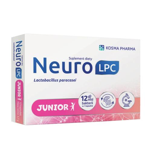 Miniaturka artykułu - NeuroLPC Junior Psychobiotyk, 20 kaps.