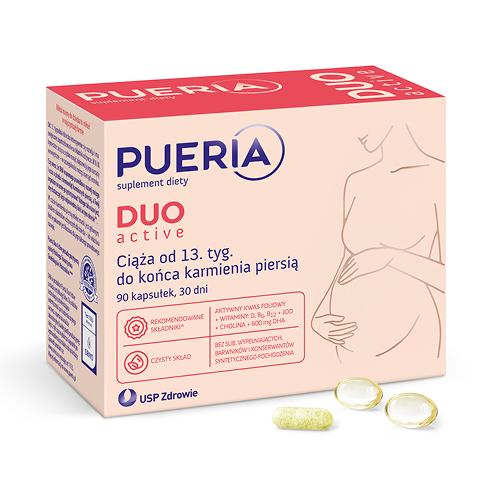 Miniaturka artykułu - Pueria DUO active, 90kaps.