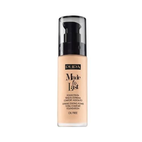 Miniaturka artykułu - PUPA Made to Last Długotrwały podkład SPF30 - 002 Ivory, 30ml
