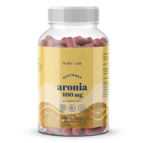 Miniaturka artykułu - Pure Lab Ekstrakt z aronii czarnoowocowej 400 mg, 170 kaps.