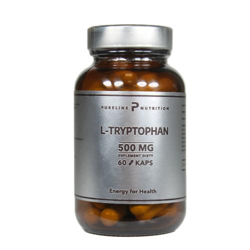 Miniaturka artykułu - Pureline Nutrition L-tryptophan ekstrakt 500 mg, 60kaps.