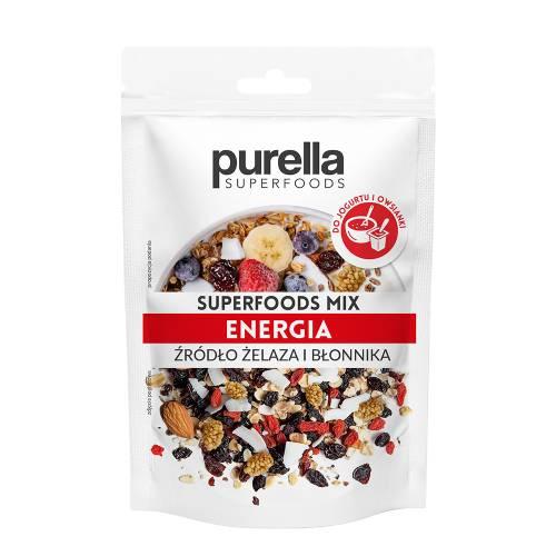 Miniaturka artykułu - Purella Superfoods Mix Energia do jogurt&oacute;w i owsianek, 80 g