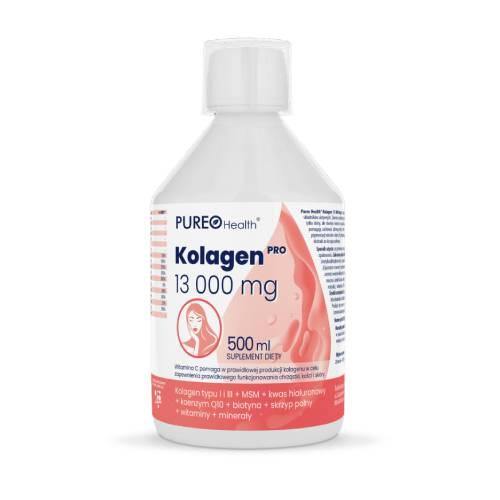 Miniaturka artykułu - Pureo Health Kolagen Pro 13000 mg o smaku owoc&oacute;w leśnych, 500 ml