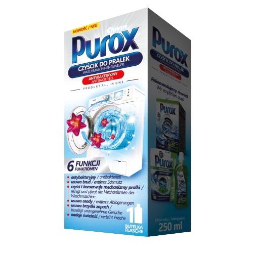 Miniaturka artykułu - Purox Antybakteryjny czyścik do pralki, 250 ml