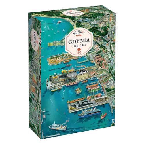 Miniaturka artykułu - Czuczu Puzzlove Gdynia Puzzle dla dzieci 7+, 150 element&oacute;w
