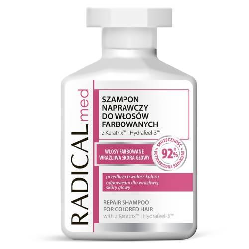 Miniaturka artykułu - Radical med Szampon naprawczy do włos&oacute;w farbowanych, wrażliwej sk&oacute;ry gowy, 300 ml
