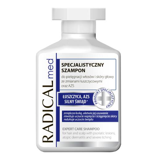 Miniaturka artykułu - Radical Med Szampon do włosów i skóry głowy z łuszczycą i AZS, 300 ml