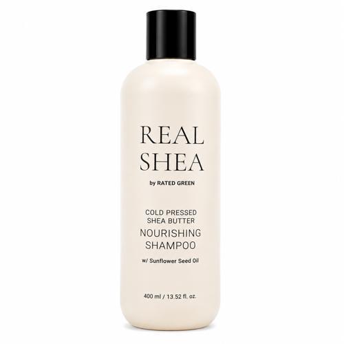Miniaturka artykułu - Rated Green Real Shea Odżywczy szampon do włos&oacute;w z masłem shea, 400 ml