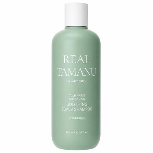 Miniaturka artykułu - Rated Green Real Tamanu Szampon kojący sk&oacute;rę głowy z olejem tamanu, 400 ml