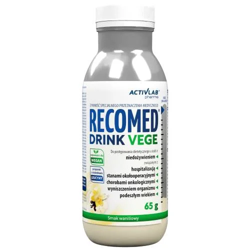 Miniaturka artykułu - ActivLab Pharma RecoMed Drink Vege smak waniliowy, 65 g