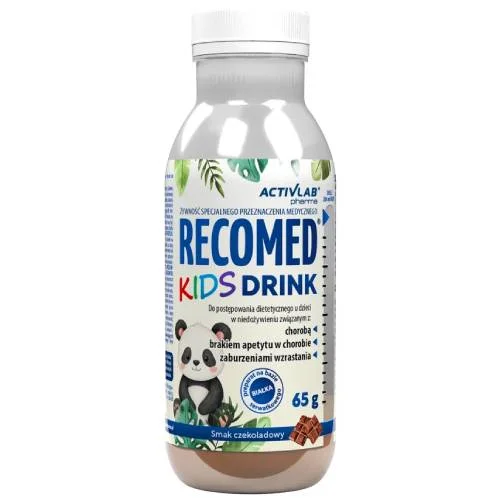 Miniaturka artykułu - ActivLab Pharma RecoMed Kids Drink smak czekoladowy, 65 g
