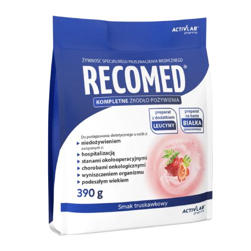 Miniaturka artykułu - RecoMed smak truskawkowy, 390 g