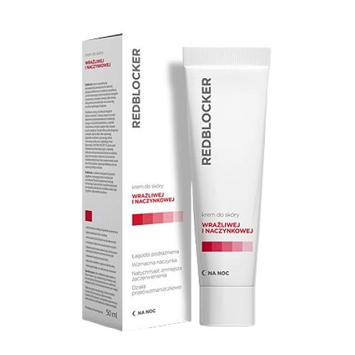 Miniaturka artykułu - REDBLOCKER Krem na noc do sk&oacute;ry naczynkowej - 50 ml (20951)