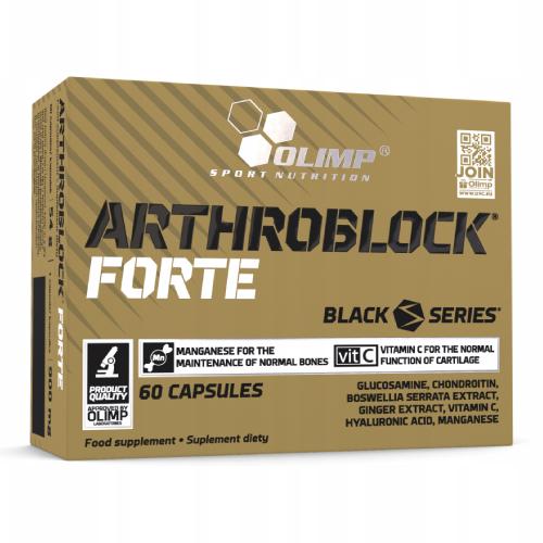 Miniaturka artykułu - OLIMP Arthroblock Forte Black Series,  60 kapsułek