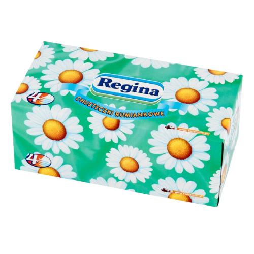 Miniaturka artykułu - REGINA Rumiankowe Chusteczki higieniczne, 96 sztuk