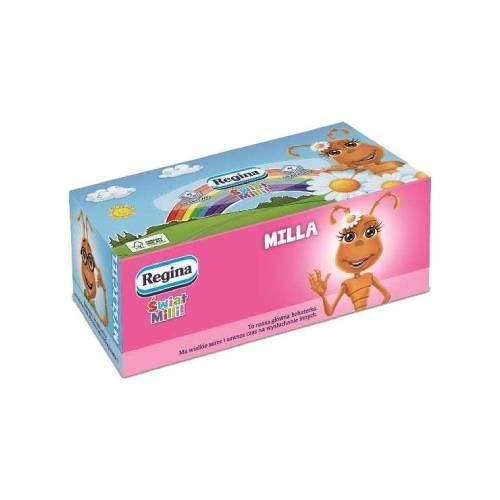 Miniaturka artykułu - REGINA Świat Milli Chusteczki higieniczne, 96 sztuk