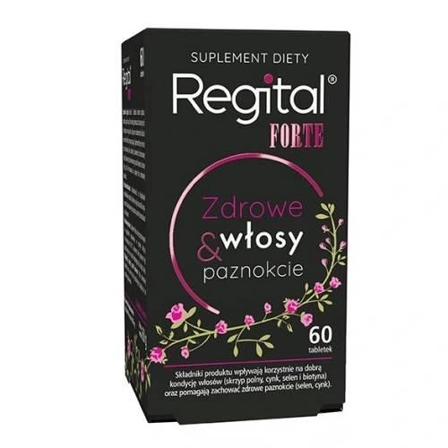 Miniaturka artykułu - Regital Forte Zdrowe włosy i paznokcie, 60 tab.