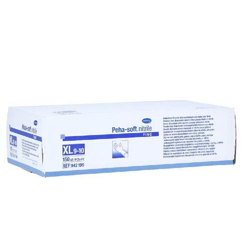Miniaturka artykułu - Rękawice PEHA-SOFT rękawiczki diagnostyczne nitrile fino XL, 150szt.