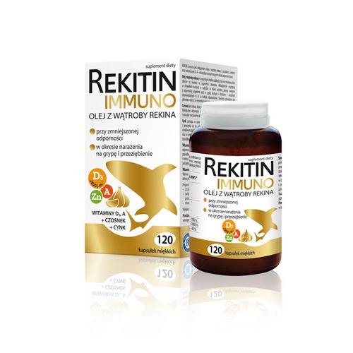 Miniaturka artykułu - REKITIN Immuno, 120 kapsułek  KR&Oacute;TKA DATA 21.11.2024