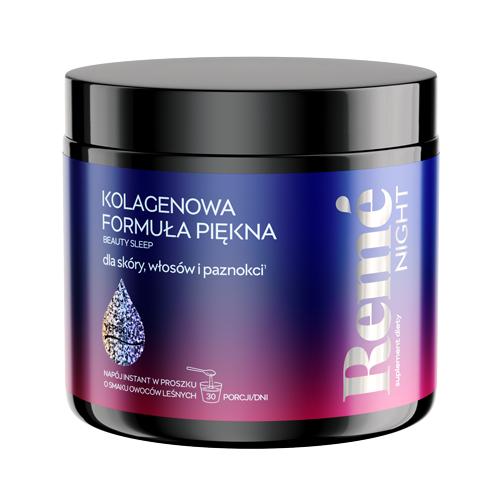 Miniaturka artykułu - REME Night Kolagenowa Formuła Piękna Owoce leśne, 150 g