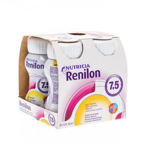Miniaturka artykułu - RENILON 7.5 smak morelowy, 4x125ml