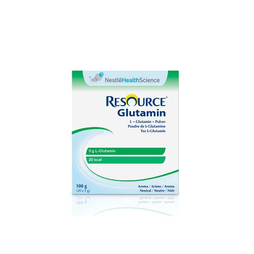 Miniaturka artykułu - Resource Glutamin proszek, 20 saszetek