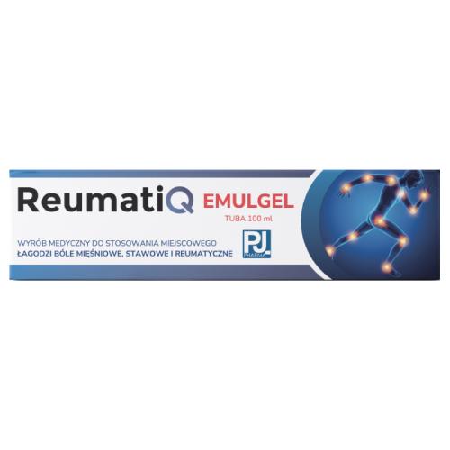 Miniaturka artykułu - ReumatiQ Emulgel, 100 ml - żel na b&oacute;le mięśniowe, stawowe i reumatyczne