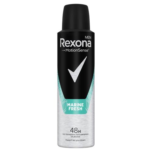 Miniaturka artykułu - REXONA Men Marine Fresh Antyperspirant w sprayu dla mężczyzn, 150ml