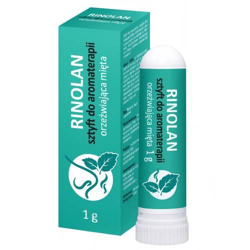 Miniaturka artykułu - Rinolan Sztyft do aromaterapii orzeźwiająca mięta, 1 g