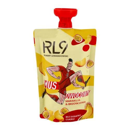 Miniaturka artykułu - RL9 Mus Owocowy Marakuja & Brzoskwinia, 100g