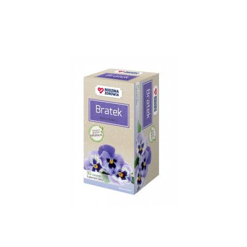 Miniaturka artykułu - Rodzina Zdrowia Bratek Herbatka, 30 saszetek