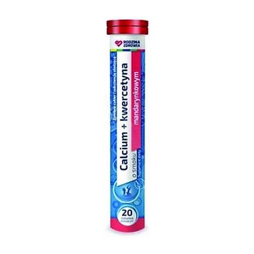 Miniaturka artykułu - Rodzina Zdrowia Calcium+ Kwercetyna, 20 tabl. musujących