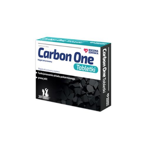 Miniaturka artykułu - Rodzina Zdrowia Carbon One, 20 tabletek