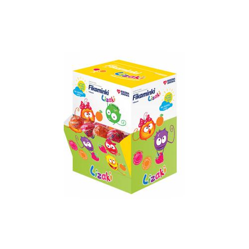Miniaturka artykułu - Rodzina Zdrowia Fikaminki Lizak o smaku  pomarańczowym, 1 szt. 