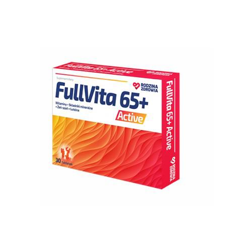 Miniaturka artykułu - Rodzina Zdrowia FullVita 65+ Active, 30 tabletek