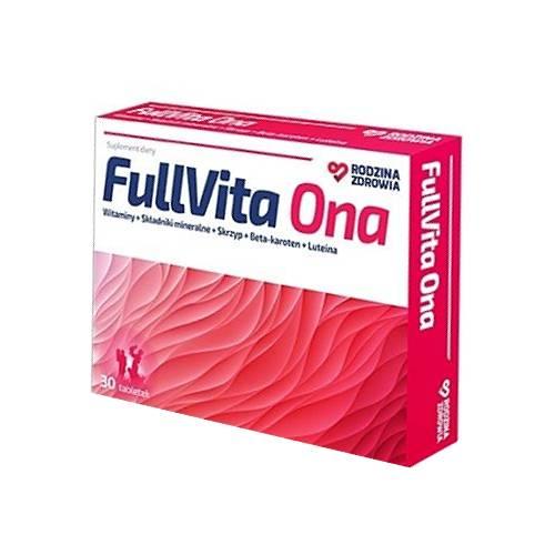 Miniaturka artykułu - Rodzina Zdrowia FullVita Ona, 30 tabl.