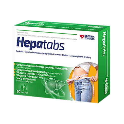 Miniaturka artykułu - Rodzina Zdrowia Hepatabs, 60 tabl.