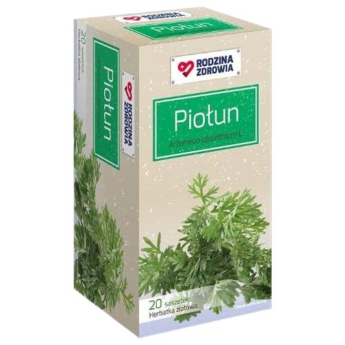 Miniaturka artykułu - Rodzina Zdrowia Piołun Herbatka ziołowa, 20 saszetek