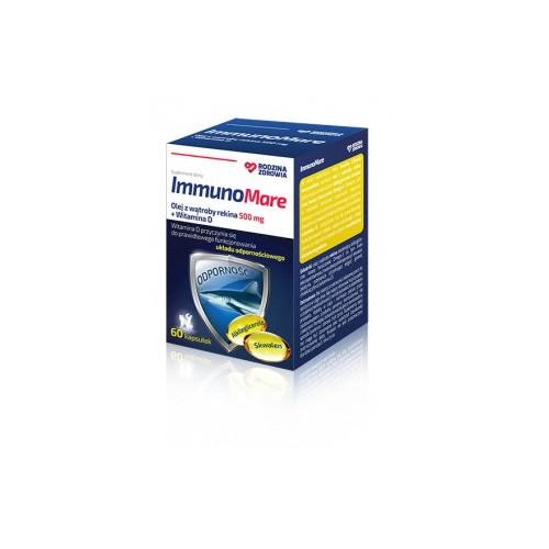 Miniaturka artykułu - Rodzina Zdrowia ImmunoMare, 60 kapsułek KR&Oacute;TKA DATA 30.06.2023