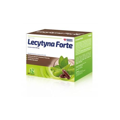 Miniaturka artykułu - Rodzina Zdrowia Lecytyna Forte, 60kaps.