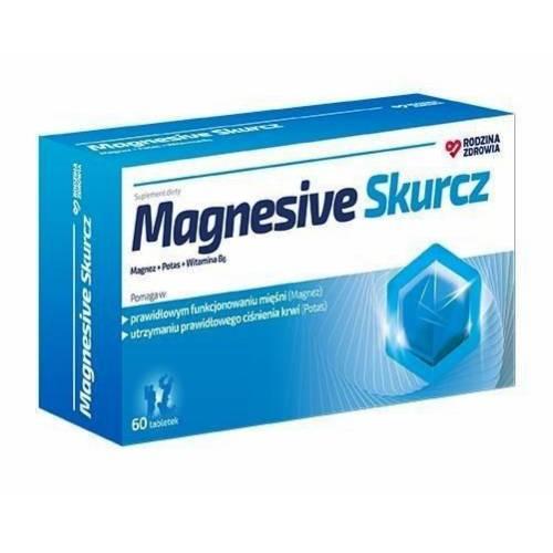 Miniaturka artykułu - Rodzina Zdrowia Magnesive Skurcz, 60 tabletek