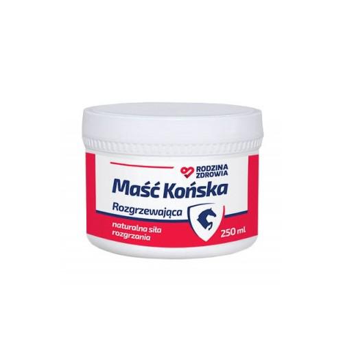Miniaturka artykułu - Rodzina Zdrowia Maść końska Rozgrzewająca, 250 ml