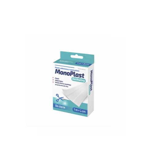 Miniaturka artykułu - Rodzina Zdrowia Plastry MonoPlast wł&oacute;kninowe 1m x 6cm 
