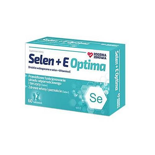 Miniaturka artykułu - Rodzina Zdrowia Selen+E Optima, 60 tabletek