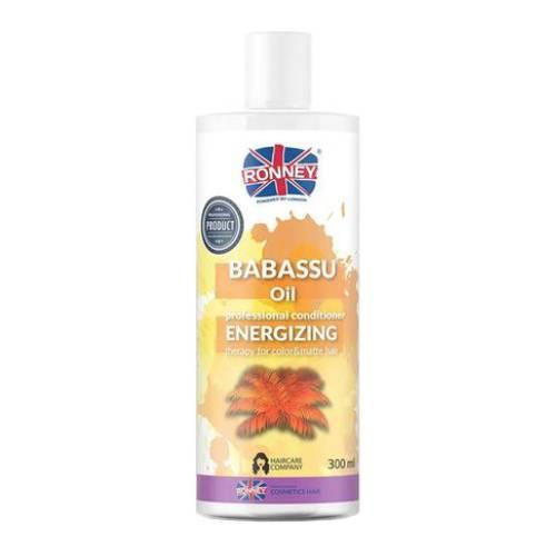 Miniaturka artykułu - Ronney Babassu Oil Energizing Therapy Odżywka energetyzująca do włos&oacute;w farbowanych i matowych, 300 ml